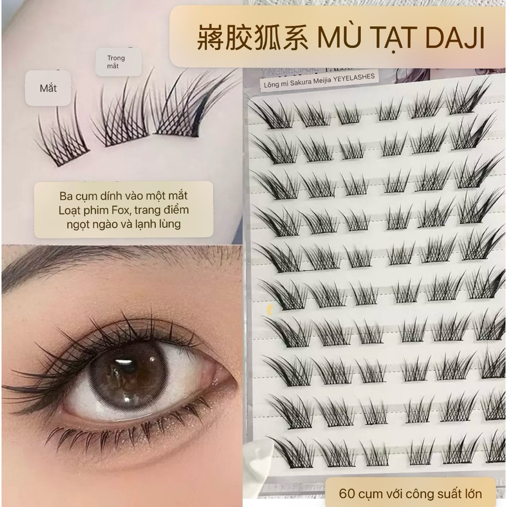 ( Hàng sẵn ) Mi giả sẵn keo Tô Đát Kỷ