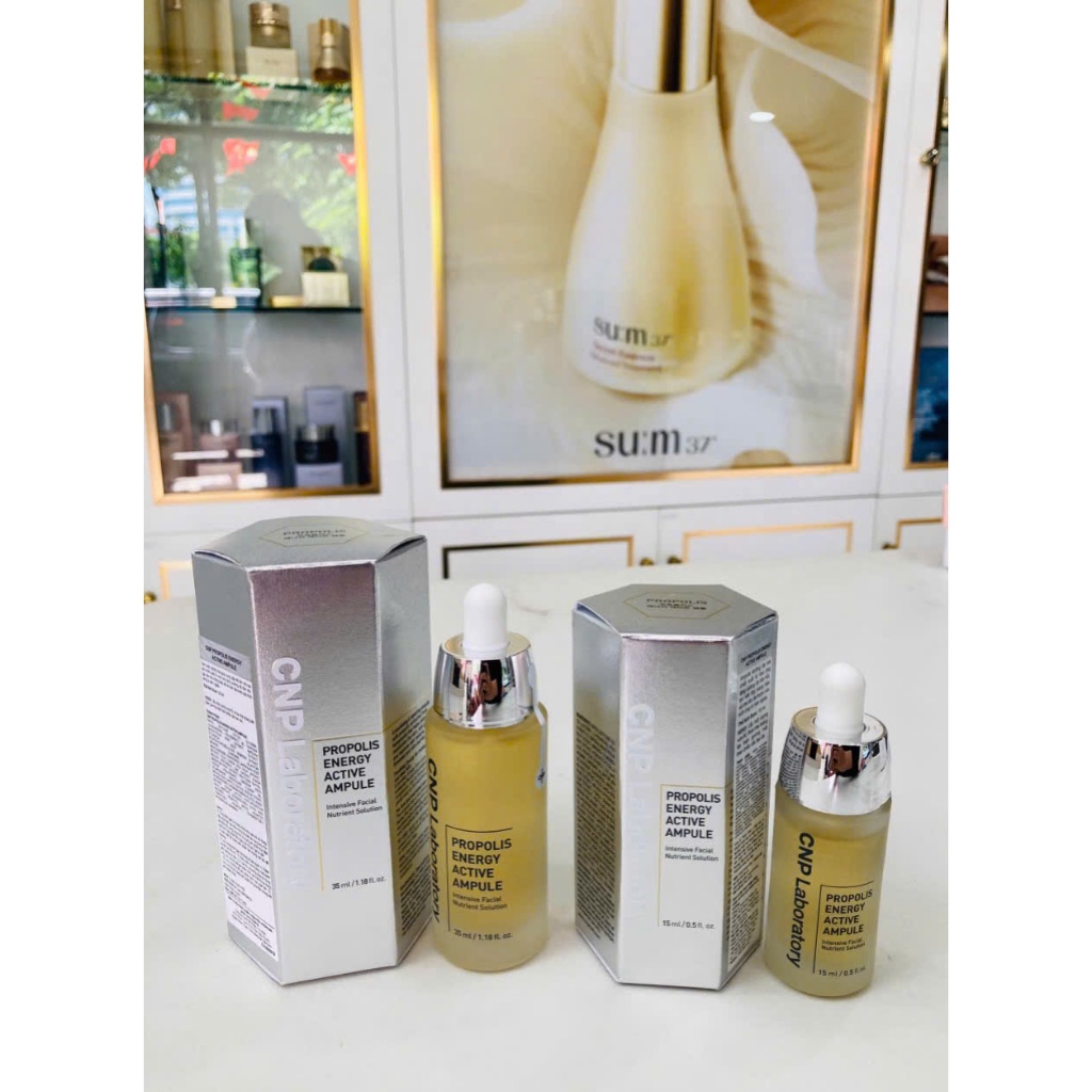 Tinh chất tái tạo phục hồi da chiết xuất keo ong CNP Propolis Energy Active Ampule x K Beauty Town