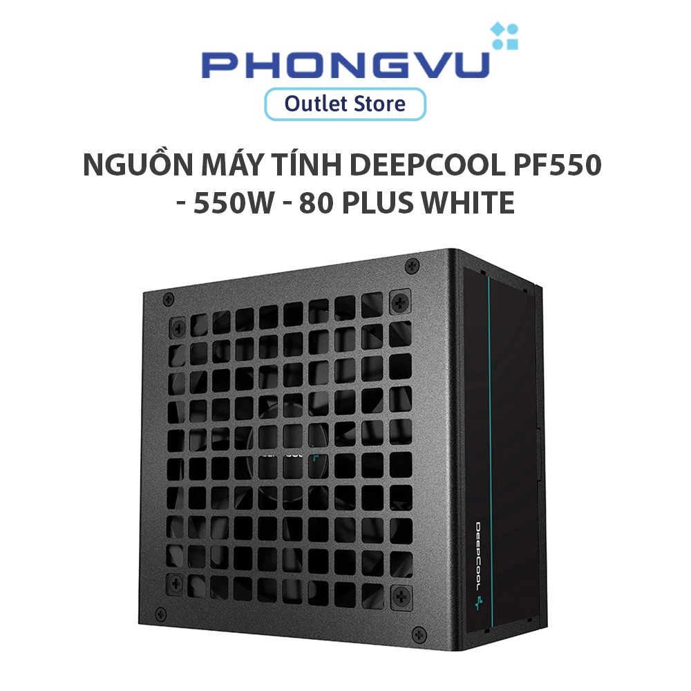 Nguồn máy tính DeepCool PF550 - 550W - 80 Plus White - Bảo hành 36 tháng