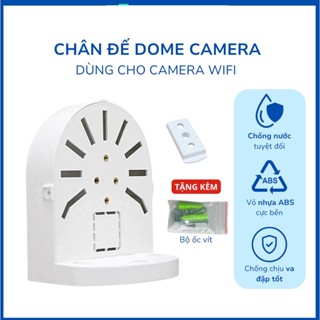 Chân đế Camera Dome (L) Ren Đồng, Đế Ốp Trần Chuyên Dụng Cho Camera Dome Ezviz/ Imou + Tặng Kèm Ốc Vít