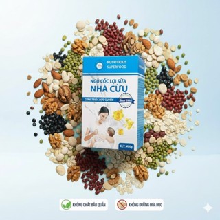 Ngũ Cốc Lợi Sữa Nhà Cừu Plus (Thanh Nhiệt - Cốc Vàng - Xả Stress) - Kích Sữa Nhanh, Đặc Sữa, Bé Tăng Cân