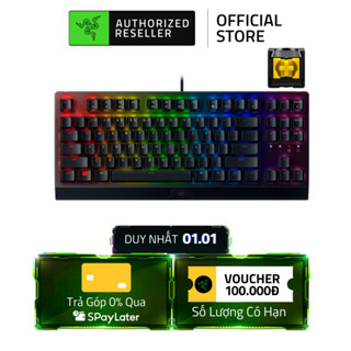  Bàn Phím Razer BlackWidow V3 Tenkeyless | Phím Cơ | Kết Nối Dây | Keycap ABS | 87 Phím | Led RGB 16.7M màu 