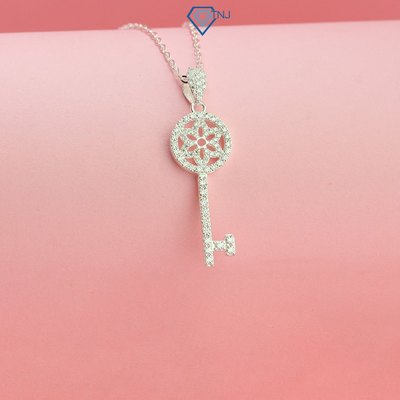 Dây chuyền bạc nữ hình chiếc chìa khoá đính đá sang trọng DCN0766 - Trang Sức TNJ