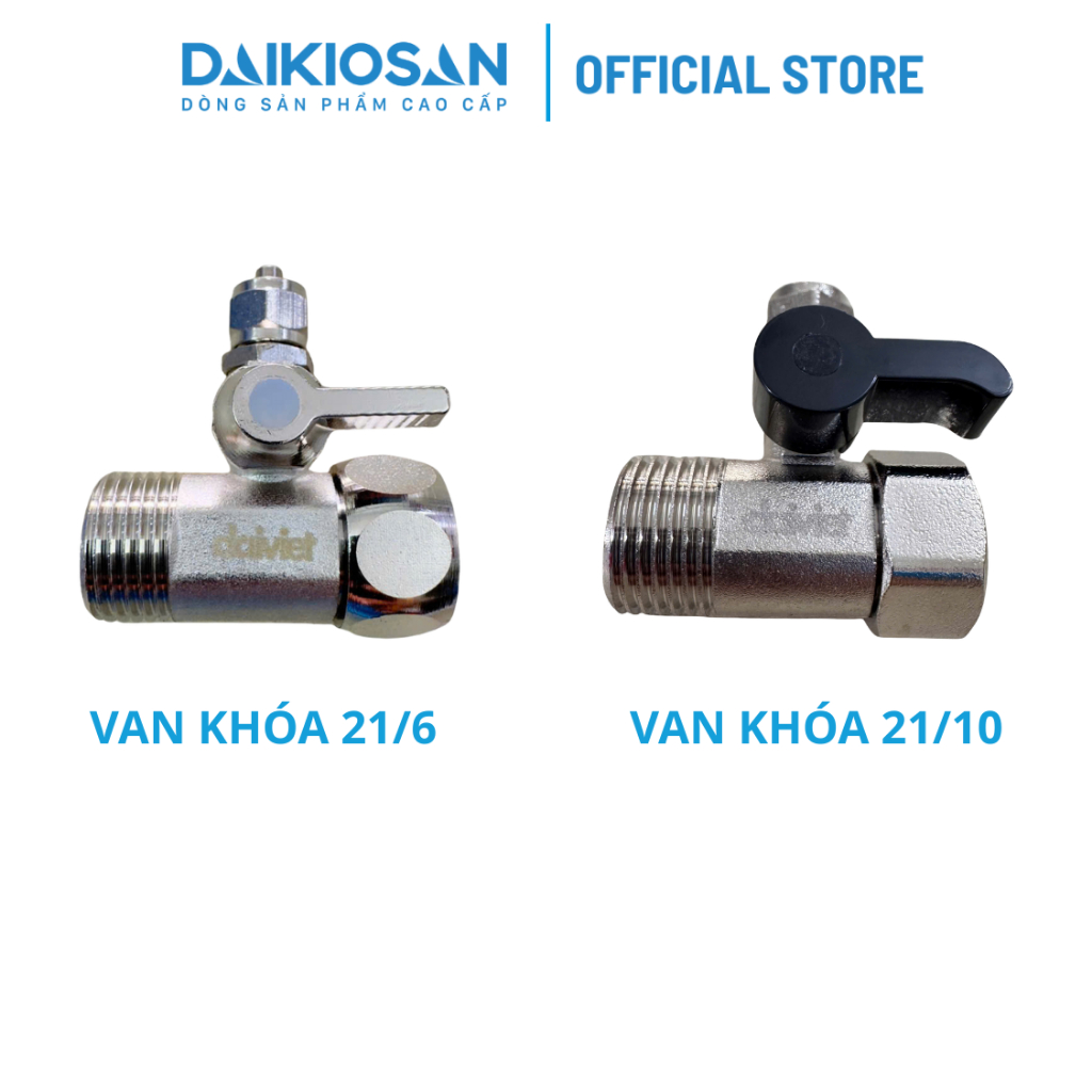 Khóa chia nước phí 10 -21 Đại Việt Daikiosan dùng cho máy lọc nước RO