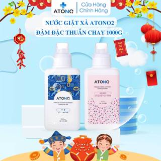  Nước giặt nước xả cao cấp thuần chay ATONO2 thành phần 100% tự nhiên pH trung tính an toàn cho trẻ từ sơ sinh 