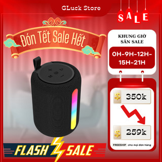  Loa Bluetooth Mini Có Đèn Led RGB Bass Siêu Mạnh Kết Nối Bluetooth 5.3 TWS Thẻ Nhớ USB Âm Lượng Lớn 