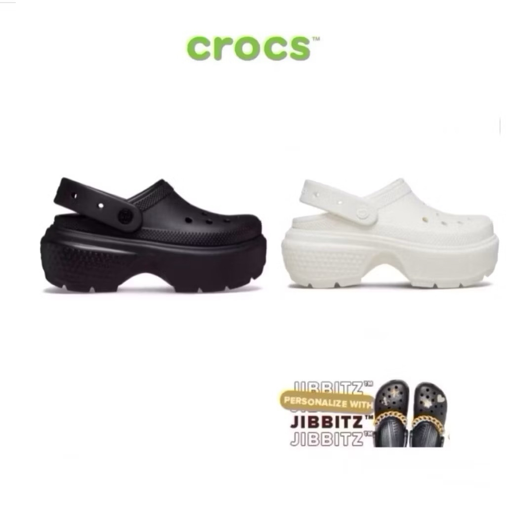 [ CHÍNH HÃNG ] WOMEN'S CROCS BAE CLASSIC CLOG BLACK-WHITE