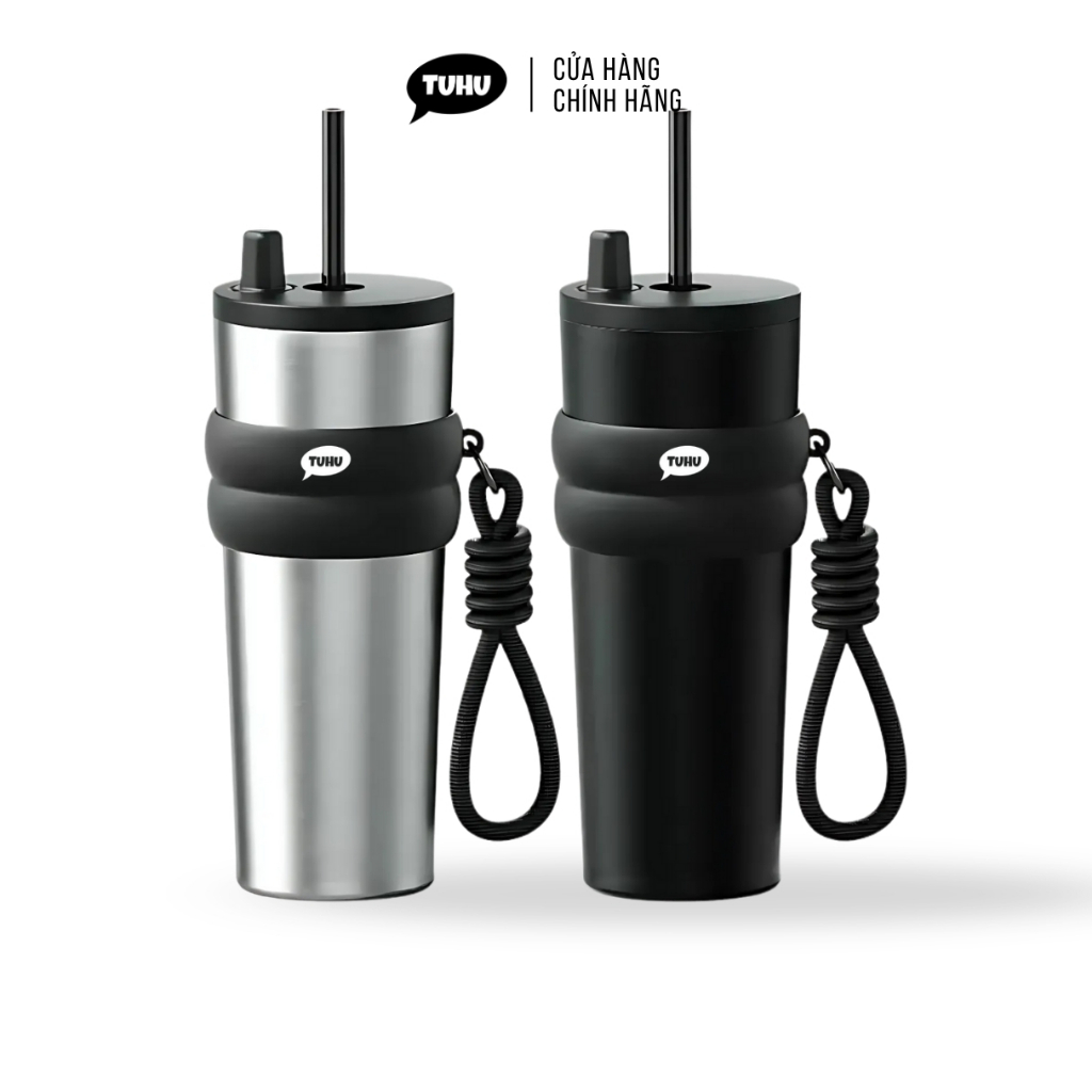 Ly giữ nhiệt TUHU Fun 710ml có ống hút inox 316 cao cấp giữ nhiệt nóng lạnh  –  TUHU