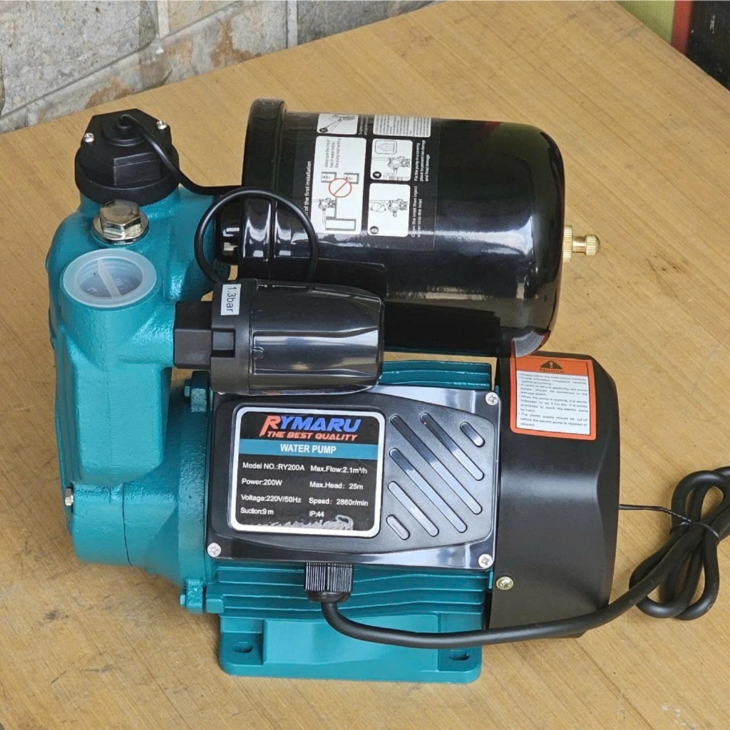 Máy bơm tăng áp điện tử thông minh RYMARU công suất 200w