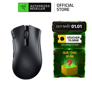  Chuột Gaming Razer DeathAdder V2 X | 2.4GHz và Bluetooth | 14000 DPI | Switch Cơ Gen-2 | 7 Nút Lập Trình | Công Thái Học 
