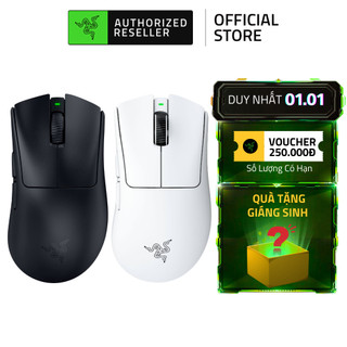   NEW  Chuột Gaming DeathAdder V4 Pro | Không Dây | HYPERSPEED GEN-2 | DPI 45K | IPS 900 | Quang Học Gen-4 | 56g 57g 