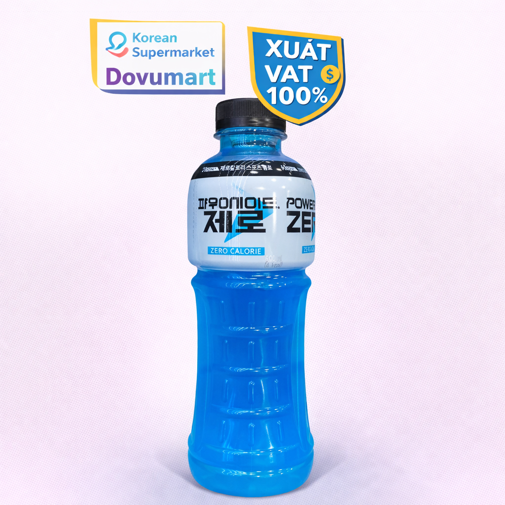 Nước Uổng Thể Thao Powerade Moutain Coca Cola Hàn Quốc Chai 600ML/ 코카콜라) 마운틴블라스트 제로 600ML