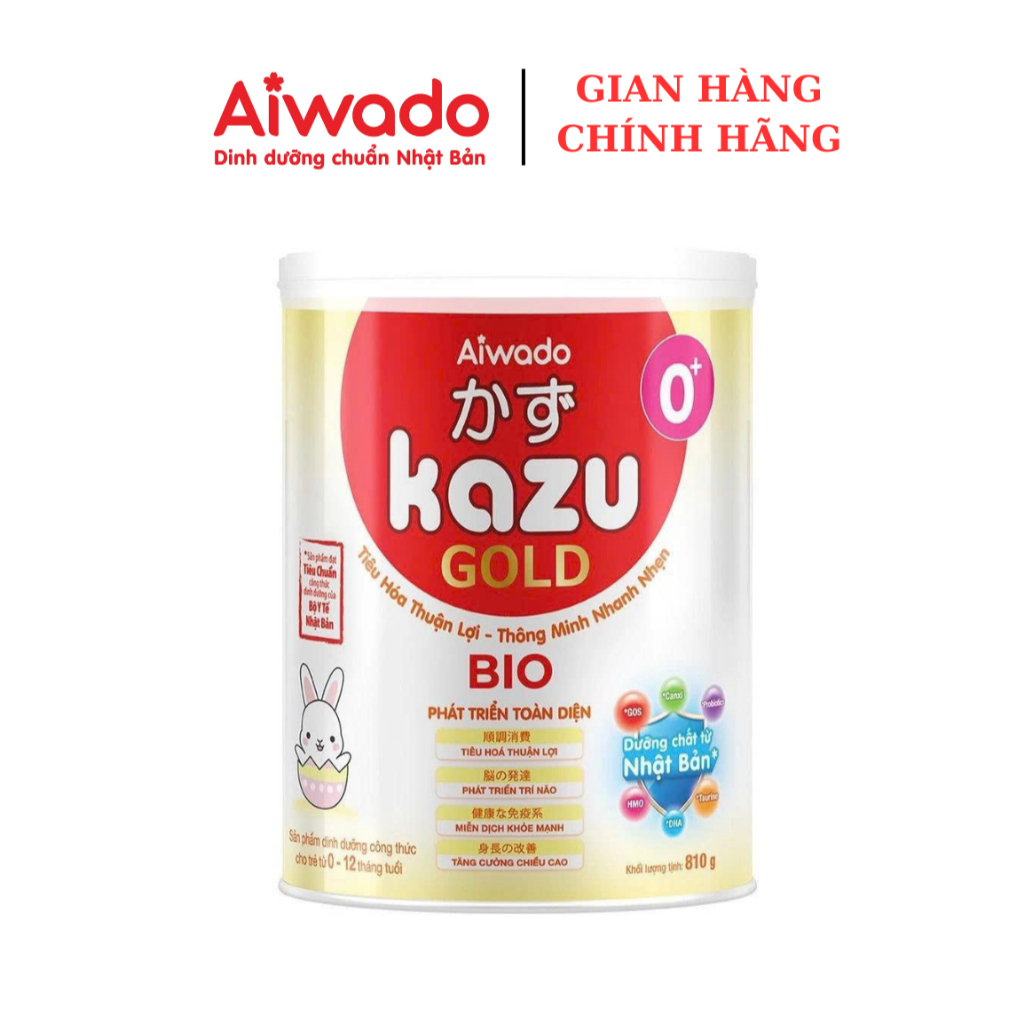 Sữa Kazu Bio Gold 0+  810g/ Hộp