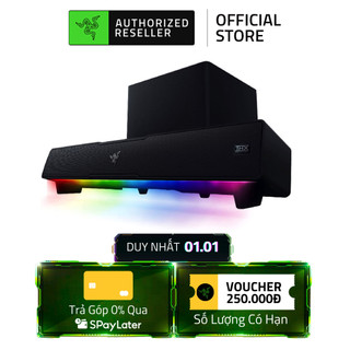  Loa Razer Leviathan V2 | PC Gaming Soundbar with Subwoofer  Loa Gaming  | THX Spatial Audio | Compact Design | Bluetooth 