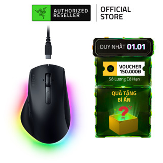   NEW  Chuột Pro Click V2 | Công Thái Học | Không Dây | 30K DPI | 550 IPS | 5 Chế Độ Kết Nối | Led RGB 