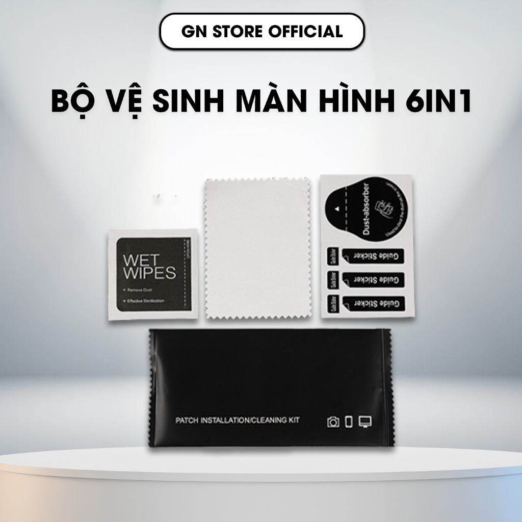 [𝗚𝗶𝗮̂́𝘆 𝗟𝗮𝘂 𝗧𝗮̣̆𝗻𝗴 𝗞𝗲̀𝗺 𝗞𝗵𝗶 𝗠𝘂𝗮] Kính cường lực GN STORE full màn, bảo vệ màn hình