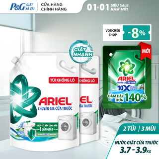  Combo 2 Nước Giặt ARIEL Chuyên Gia Cửa Trước Ngăn Lem Màu Hương Downy Nắng Sớm  Sen & Nhà  Oải Hương Túi 3.7KG 3.9KGx2 