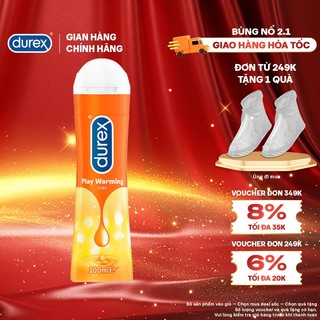  Gel bôi trơn Durex Play Warming có chất làm ấm 100ml chai 