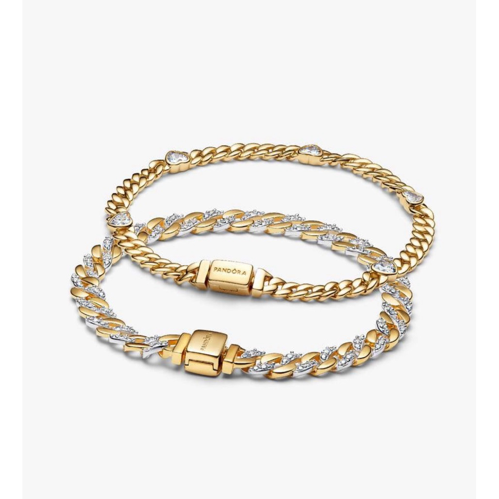 Vòng tay cuban mẫu mới nhất 2026  His and Hers Cuban Chain Bracelet Set HÀNG CHẾ TÁC