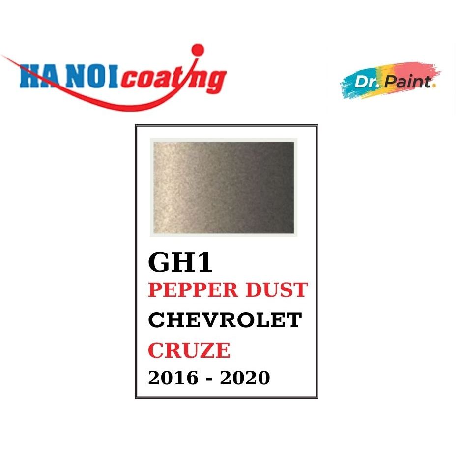 Bình sơn Xịt Xóa Vết Xước Xe Ô tô CHEVROLET CRUZE Màu GHI VÀNG Code GH1 - PEPPER DUST chính hãng DR.