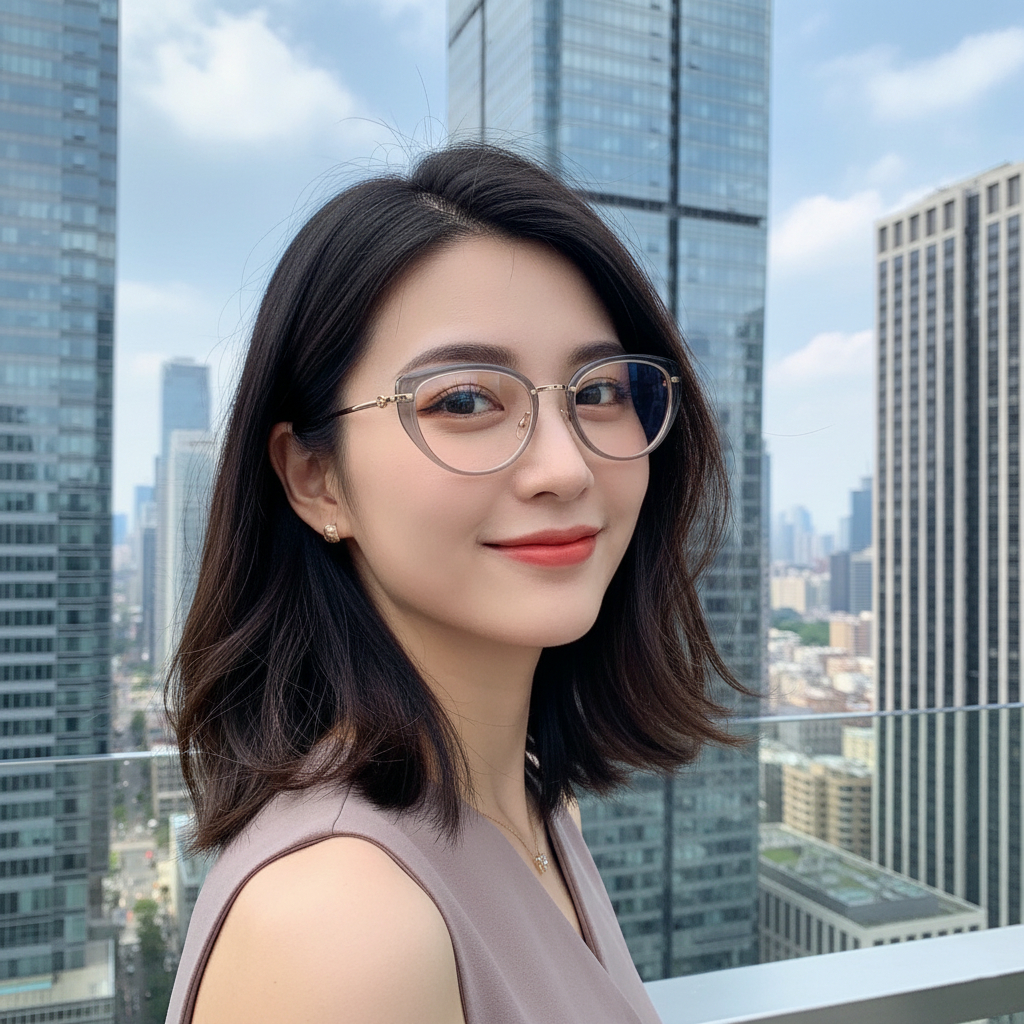 Gọng Kính Nữ MOLSION MA6032 Chính Hãng Dáng Mắt Mèo, Mắt Kính Thời Trang