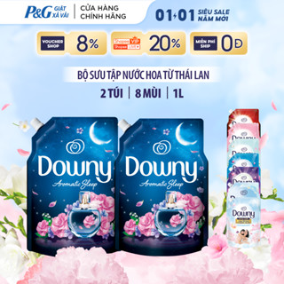  Combo 2 Nước Xả Vải Đậm Đặc DOWNY Nhiều Mùi Hương Túi 1L MỚI! 