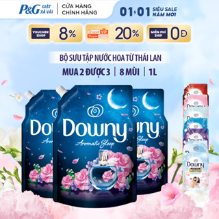   MUA 2 ĐƯỢC 3  Nước Xả Vải Đậm Đặc DOWNY Nhiều Mùi Hương Túi 1L MỚI! 