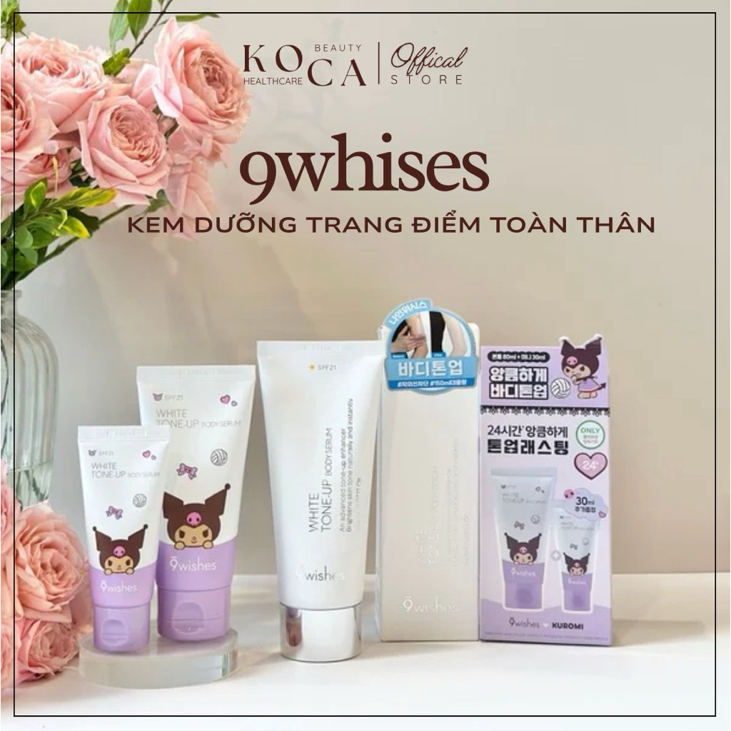 [ 9Wishes ] Kem dưỡng trắng Body 9Wishes White Tone Up