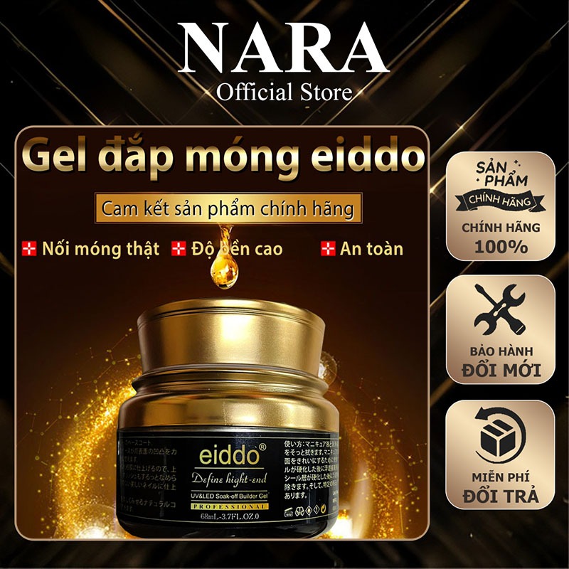 Gel Đắp Móng EIDDO Chính Hãng - Gel Lạnh Siêu Đặc, Không Nóng, Không Chảy