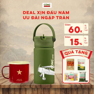  Bình giữ nhiệt và Ca men - Bộ đôi tiết kiệm - Cộng Cà Phê 