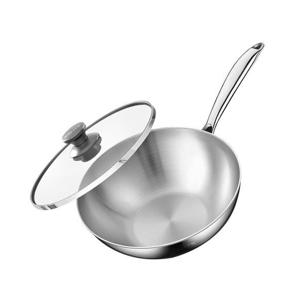 Chảo Inox Kalite KWP2501 24cm Lòng Sâu – Inox 304 – 3 Lớp – Dùng Được Cho Bếp Từ