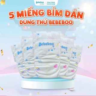  Miếng dùng thử Tã Bỉm dán quần Bebeboo size NB80 S70 M60  M54 L50 XL46 