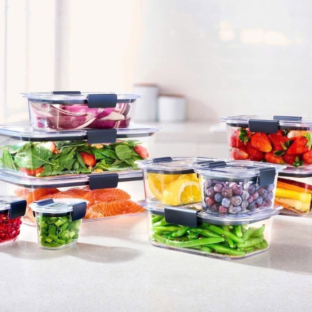 Bộ hộp đựng Rubbermaid Brilliance 10 món