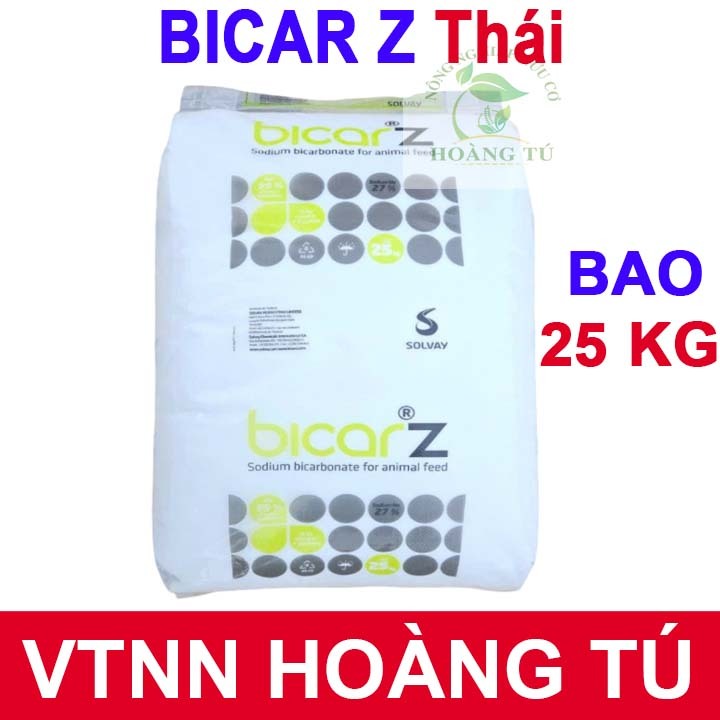 Bao 25kg Sodium Bicarbonate Bicar Z, NaHCO3, bổ sung khoáng, nâng kiềm ao nuôi