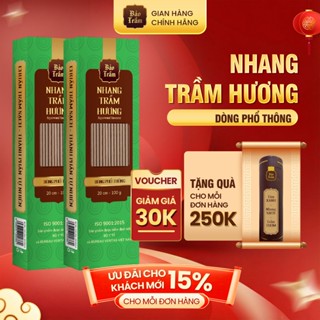  COMBO 2 Nhang trầm hương phổ thông 38cm - 150gr Bảo Trầm 