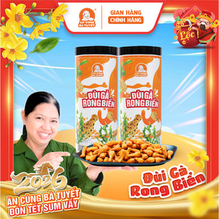  SNACK ĐÙI GÀ RONG BIỂN KHỔNG LỒ + tặng 1 nem nướng phên - ĂN CÙNG BÀ TUYẾT M37 