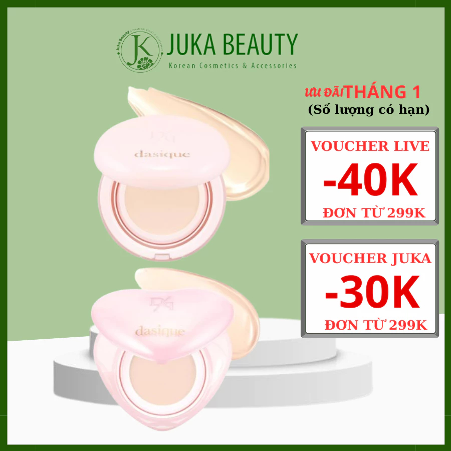 (NHẬP KHẨU) Phấn nước Dasique Water Dewy Gel Cushion