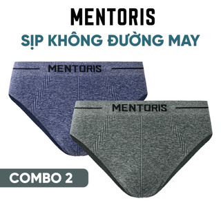  COMBO 2 Quần Sịp Nam Tam Giác Không Đường May Cao Cấp Mentoris Co Giãn Ôm Form Thoải Mái CB2MBF05 