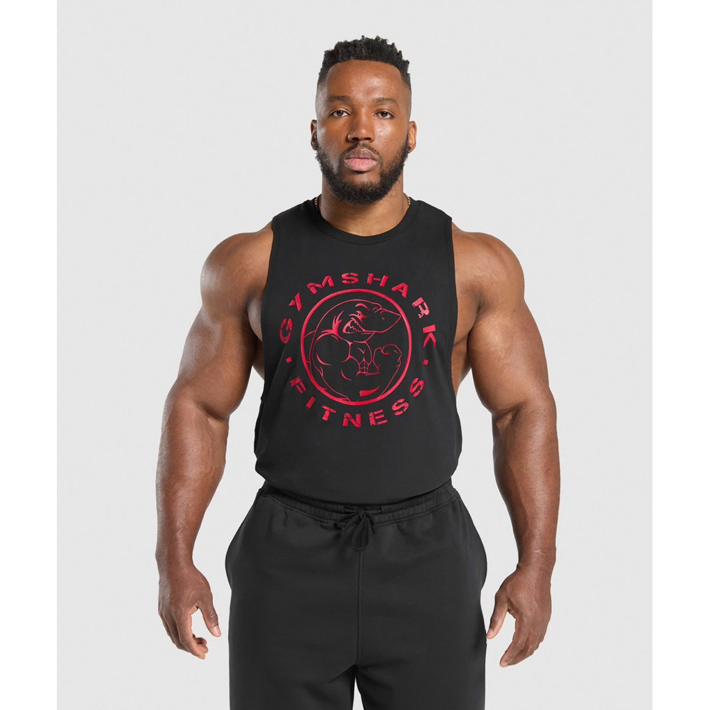 Áo Tank Top Gym Nam Gymshark Fitness Khoét Nách Rộng Thoáng Khí