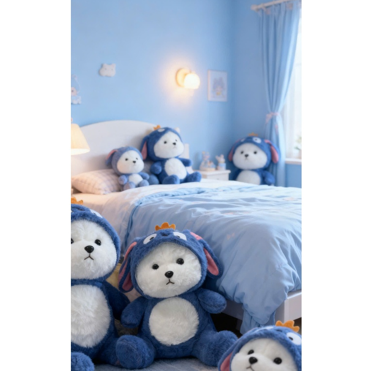 Gấu Bông Lena Xanh Gấu Bông Shop Táo - Gấu Nhồi Bông Siêu Cute,dễ Dễ Thương,Cưng Xỉu  Dòng Sản Phẩm Mới Cao Cấp