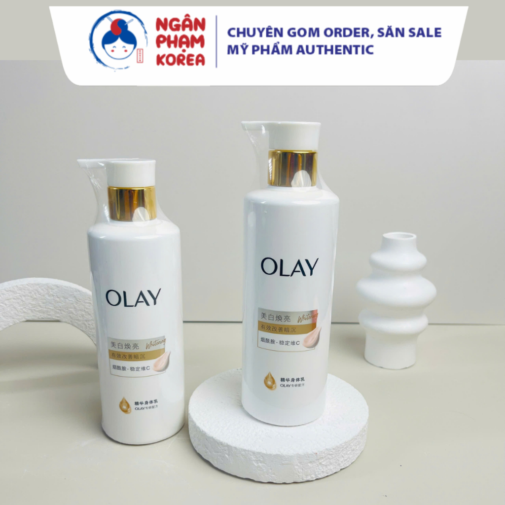 Sữa dưỡng thể trắng da Olay l Ngân Phạm Korea