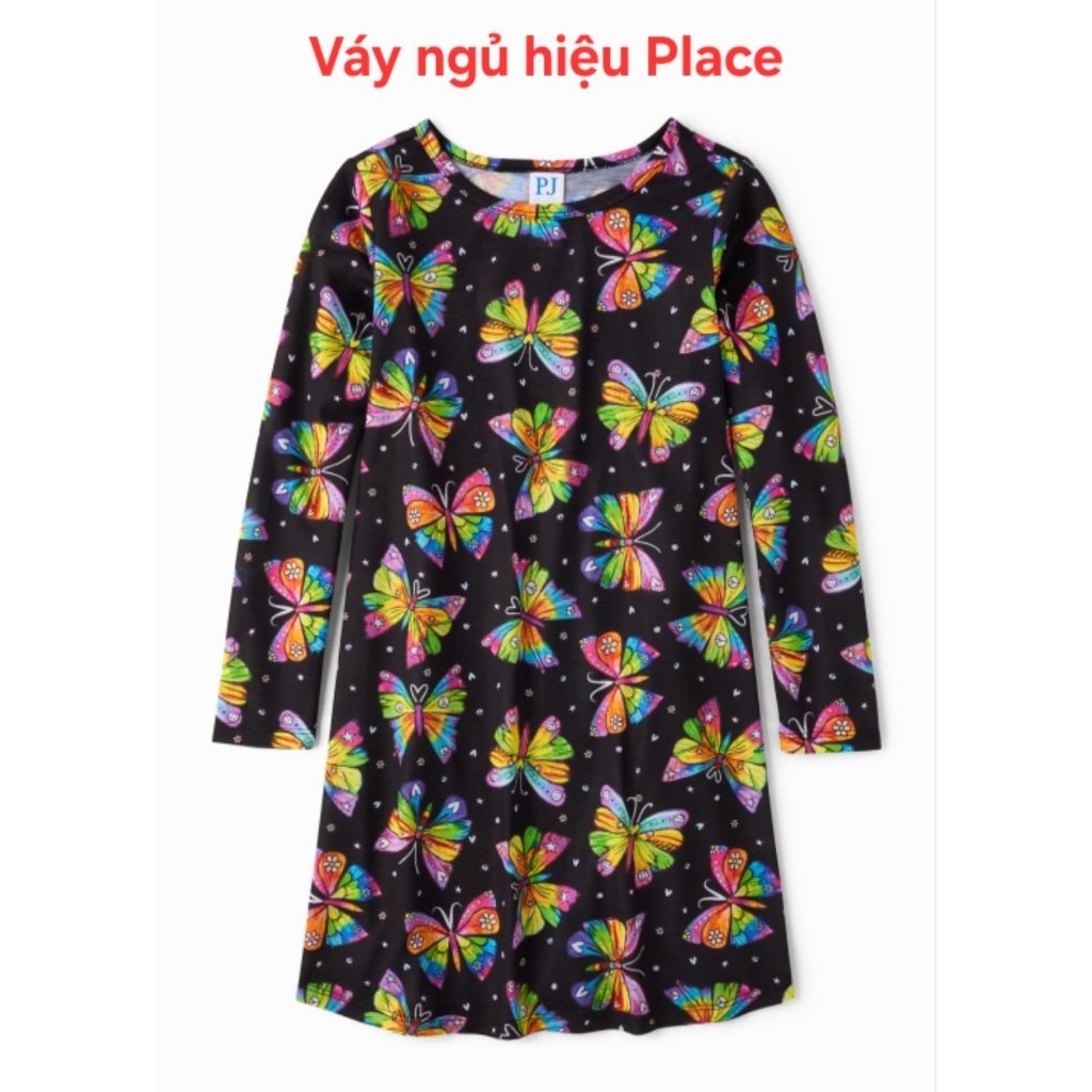 Váy ngủ bé gái xuất dư ( Size 10-12y = 30-35kg )