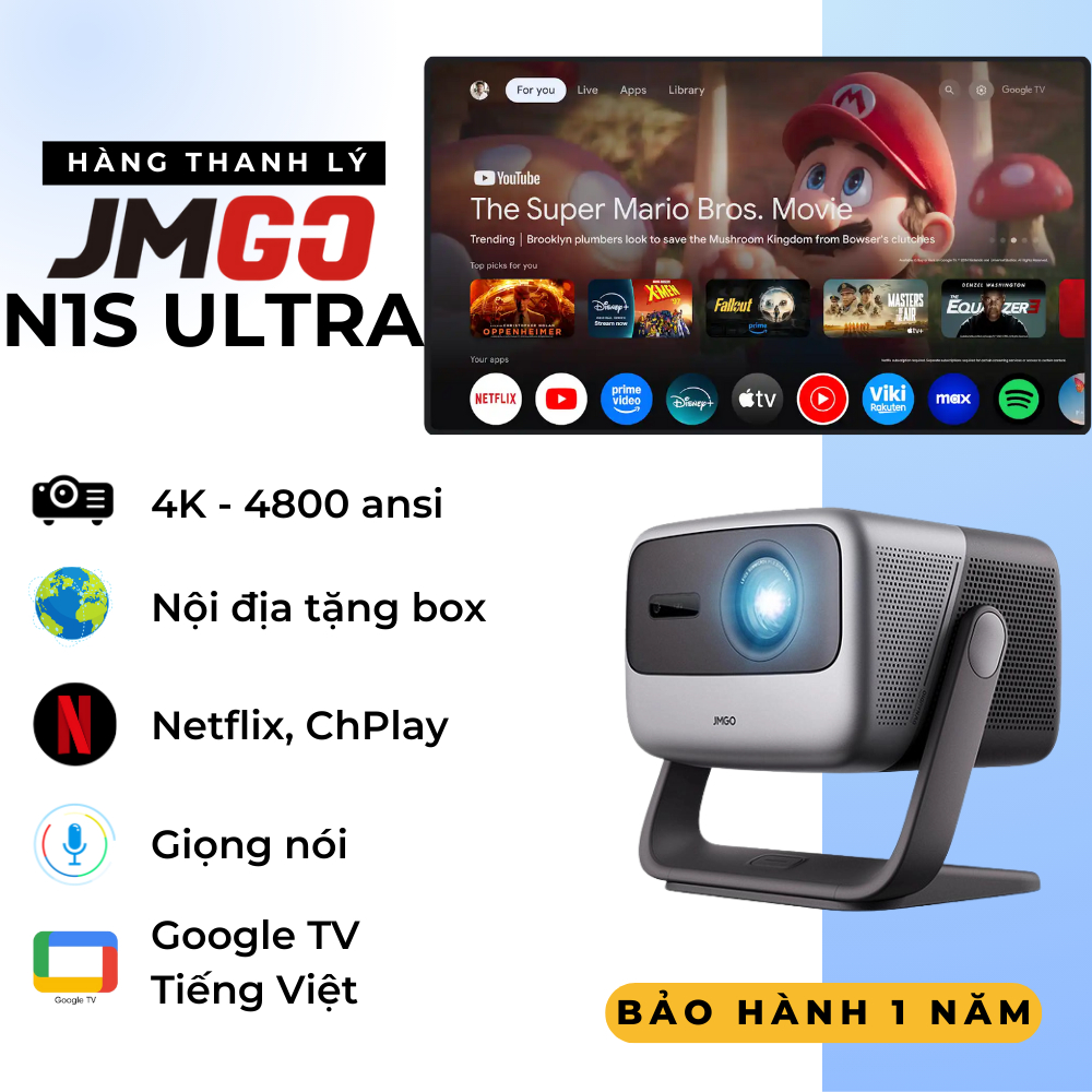 Máy chiếu Jgmo N1S ultra - lướt 99% - đã qua sử dụng