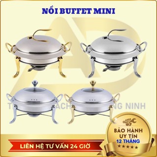  Nồi buffet mini đun cồn khô hãng Noocous có size 20cm  22cm  24cm  26cm  28cm 