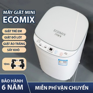  Máy giặt mini GHM Hẹn giờ ,vắt sấy khô ECOMIX khử khuẩn tự động 100% - bảo hành 6 năm 