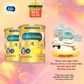  Bộ 2 sữa Bầu Enfamama A+ - Hương Vanila 830g lon 