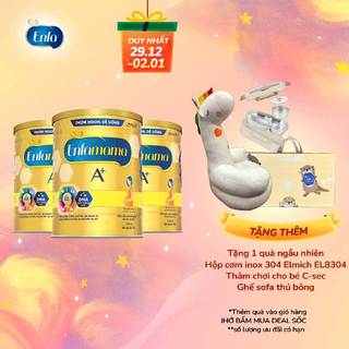  Bộ 3 sữa Bầu Enfamama A+ - Hương Vanila 830g lon 