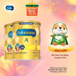  Bộ 2 sữa Bầu Enfamama A+ - Hương Vanila 400g lon 