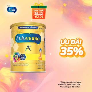  Sữa Bột Bầu Enfamama A+ với 360° Brain Plus  - Vị Vanilla - 830g 