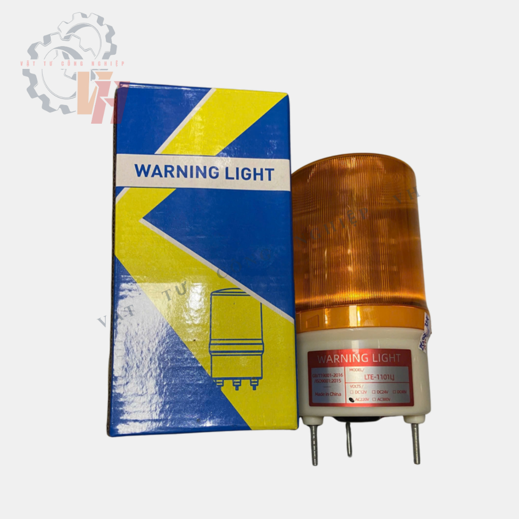 Đèn Báo Hiệu LTE-1101LJ Vàng – Tín Hiệu Rõ, An Toàn + Ánh Sáng Vàng Dễ Nhận Biết
